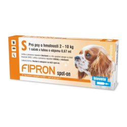 Antiparazitní spot-on FIPRON dog - S (2-10kg)